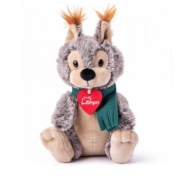 Hubert mókus plüss figura 24cm - Lumpin