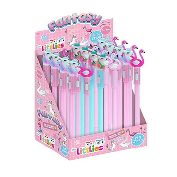 Unikornis/Flamingós golyóstoll LED-el