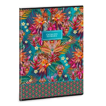 Ars Una: Catalina Estrada Guaviare-Blue extra kapcsos A/4-es 4.osztályos vonalas füzet