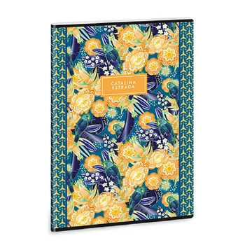 Ars Una: Catalina Estrada Parrot Tropical A/4-es extra kapcsos sima füzet