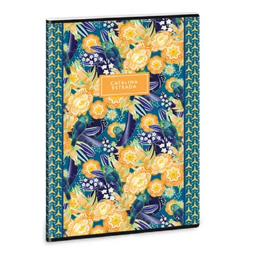 Ars Una: Catalina Estrada Parrot Tropical extra kapcsos A/4-es 4.osztályos vonalas füzet