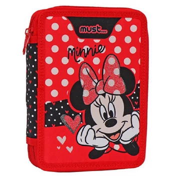 Must: Disney Minnie egér 2 rekeszes töltött tolltartó