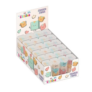 The Littlies: Színes 3db-os radír szettek