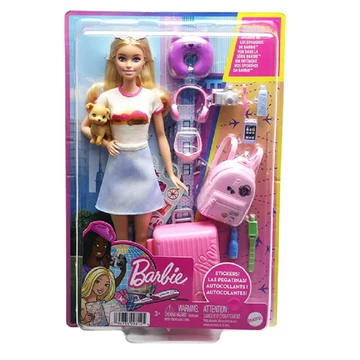 Barbie®: Dreamhouse Adventures utazó Barbie baba kiegészítőkkel - Mattel