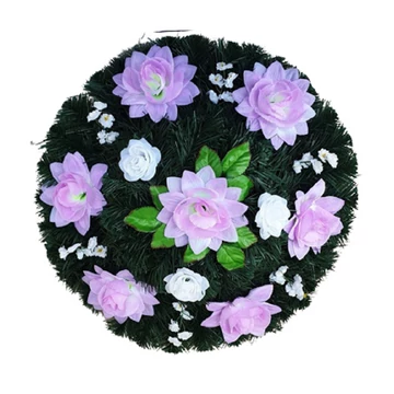 Selyemvirág koszorú 45cm