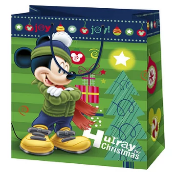 Mickey egér exkluzív közepes méretű ajándéktáska 18x10x23cm
