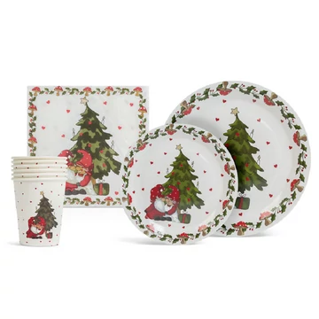 Karácsonyi papírteríték szett 58224B