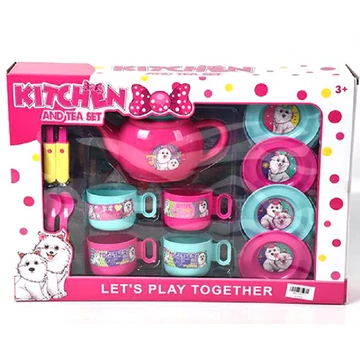 Kutyusos 4 személyes teás készlet