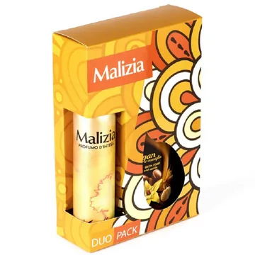 Malazia Női ajándékcsomag Argán és vanília illatú tusfürdő és deo spray