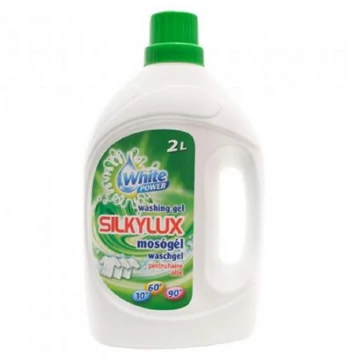 Silkylux 2L mosógél fehér ruhákhoz 30 mosás 