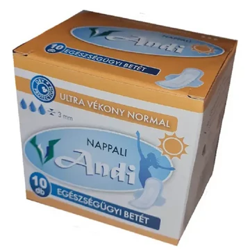 Andi Ultra vékony normál egészségügyi betét 10db