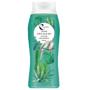 Charlotte Love&Rain aloe vera juice kivonattal tusfürdő 750ml