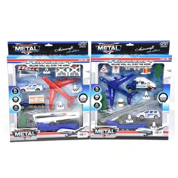 Reptéri játékszett repülővel és kiegészítőkkel