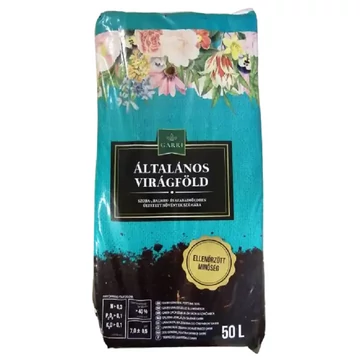 Garri általános virágföld 50L - csak egyedi szállítással vagy személyes átvétellel