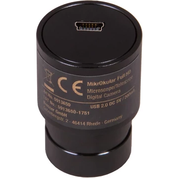 Bresser MikrOkular Full HD szemlencsés digitális kamera mikroszkópokhoz és teleszkópokhoz - 73754