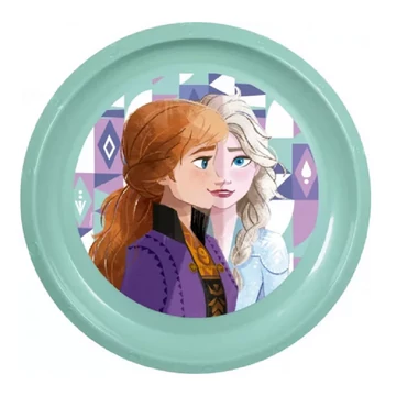 Frozen lapos műanyag tányér QP1805