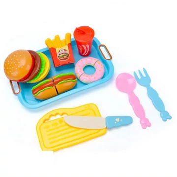 Gyors éttermi menü tálcával 10db-os játékszett