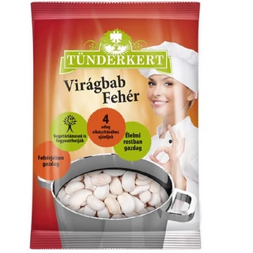 Tündérkert fehér virágbab 400g