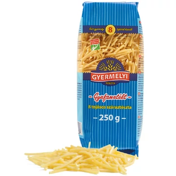Gyermelyi 8 tojásos gyufametélt tészta 250g