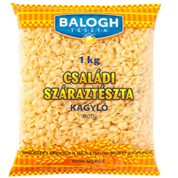 Családi nagykagyló tészta 1kg