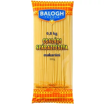Családi makaróni tészta 800g