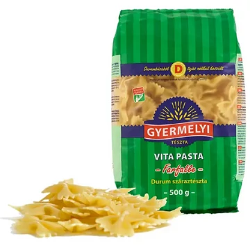 Gyermelyi Vita Pasta durum masni/farfalle tészta 500g