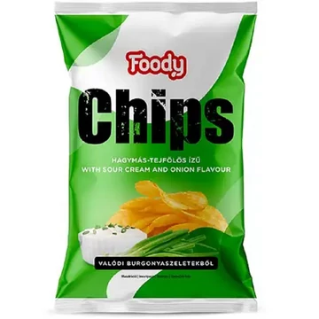 Foody hagymás-tejfölös chips 40g