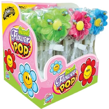 Johny Bee sweet flower pop 30*20g virág nyalóka