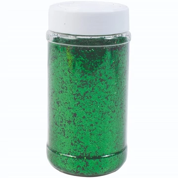 PlayBox: Zöld csillámpor tégelyben 250gramm