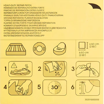 Bestway: Javító tapasz szett 6,5x6,5cm 10db