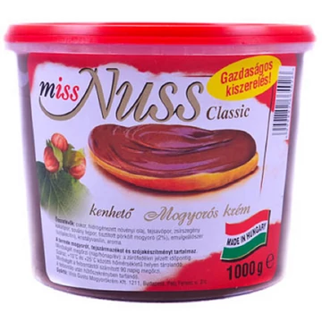Miss Nuss Classic mogyorókrém 1kg
