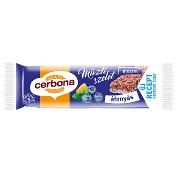Cerbona áfonyás szelet 20G
