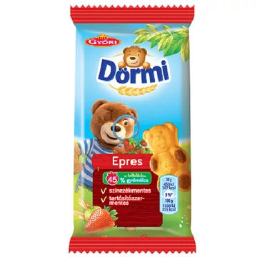 Dörmi kismackó epres töltelékkel 30g