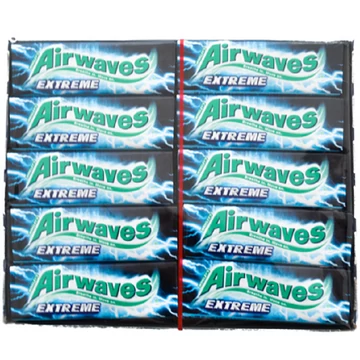 Airwaves extrém mentolos rágógumi 30x14g