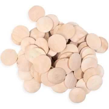 PlayBox: Fa gombok 30mm átmérővel 100db-os szett