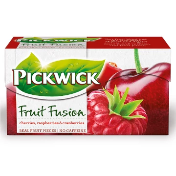 Pickwick fruit fusion meggy-málna-vörösáfonya ízesítésű tea 40g