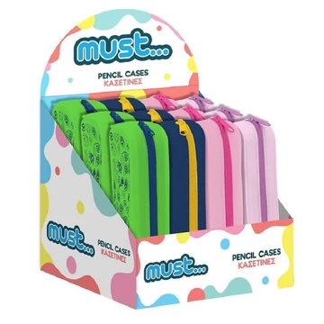 Must: Focus hengeres szilikon tolltartó 20x5x6cm több változatban