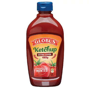 Globus extra csípős ketchup 485g