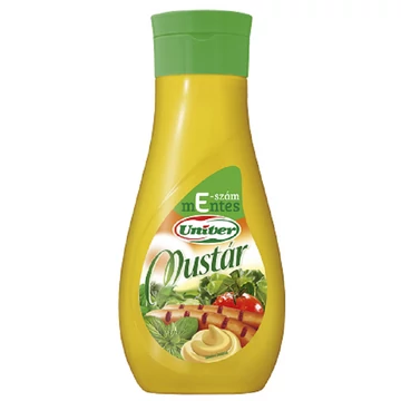 Univer E-mentes flakonos mustár 440g