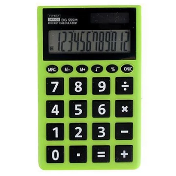 Spirit: DG555M zöld számológép