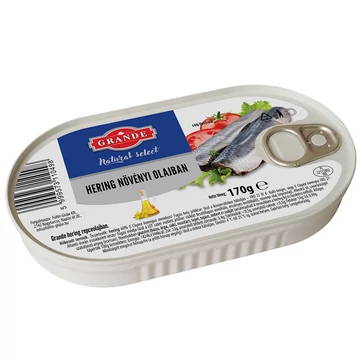 Grande hering növényi olajban 170 g