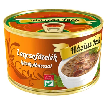 Házias Ízek lencsefőzelék házikolbásszal 400 g
