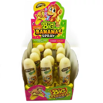 Johny Bee Big Bananas banán ízű folyékony cukor spray 12x40ml