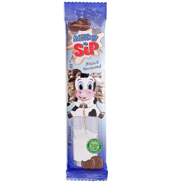 Milky Sip Szívószál Cookies 5x6g