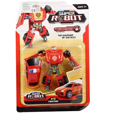 Játék robottá alakítható rendőrautó kétféle változatban BZ3166