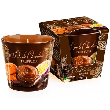 Étcsokis trüffel illatú poharas illatgyertya 115g