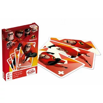 Fekete péter/memória kártya hihetetlen család mintával MK0610