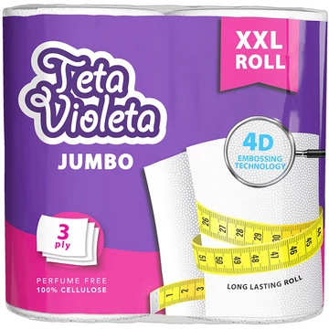 Violetta jumbo xxl papírtörlő 2 tekercs 3 réteg