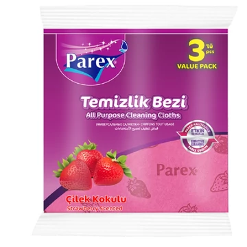 Parex univerzális törlőkendő eper illatban 3db-os kiszerelésben 