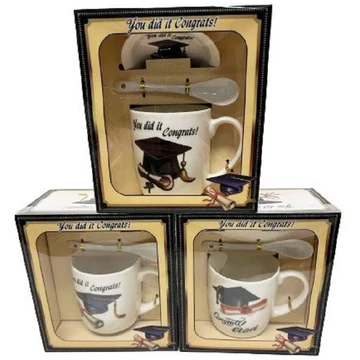 Ballagási kerámiabögre többféle változatban 18x16,5x9,5cm 278785